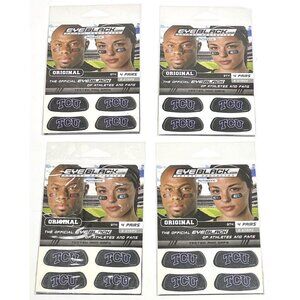LOT 14 PAIR Authentic EYEBLACK Under Eye Stickers TCU Horned Frogs Purple NEW